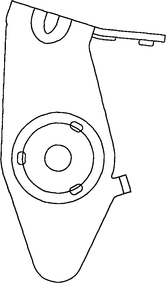 Side hole forming and deep drawing type progressive die