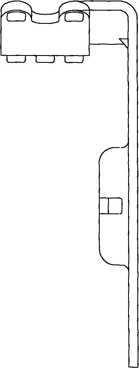 Side hole forming and deep drawing type progressive die