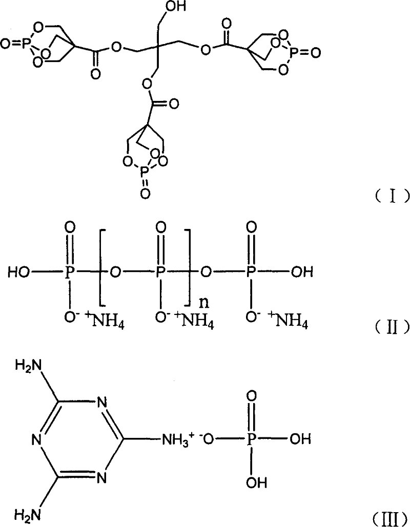 Halogen-free expansion type retardant polyethylene contg. organic metal complex