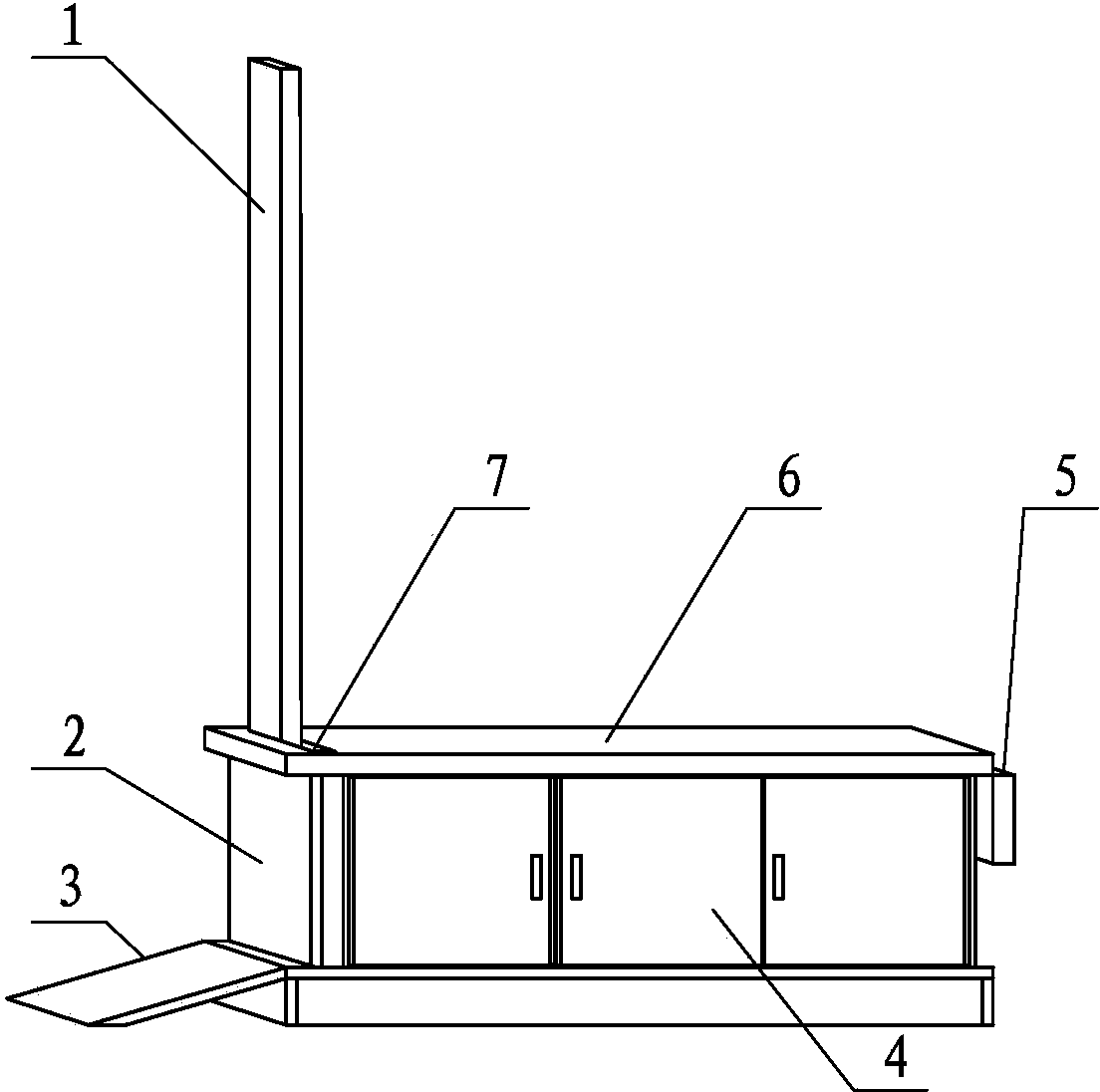 Multifunctional tendon pulling stool and using method thereof