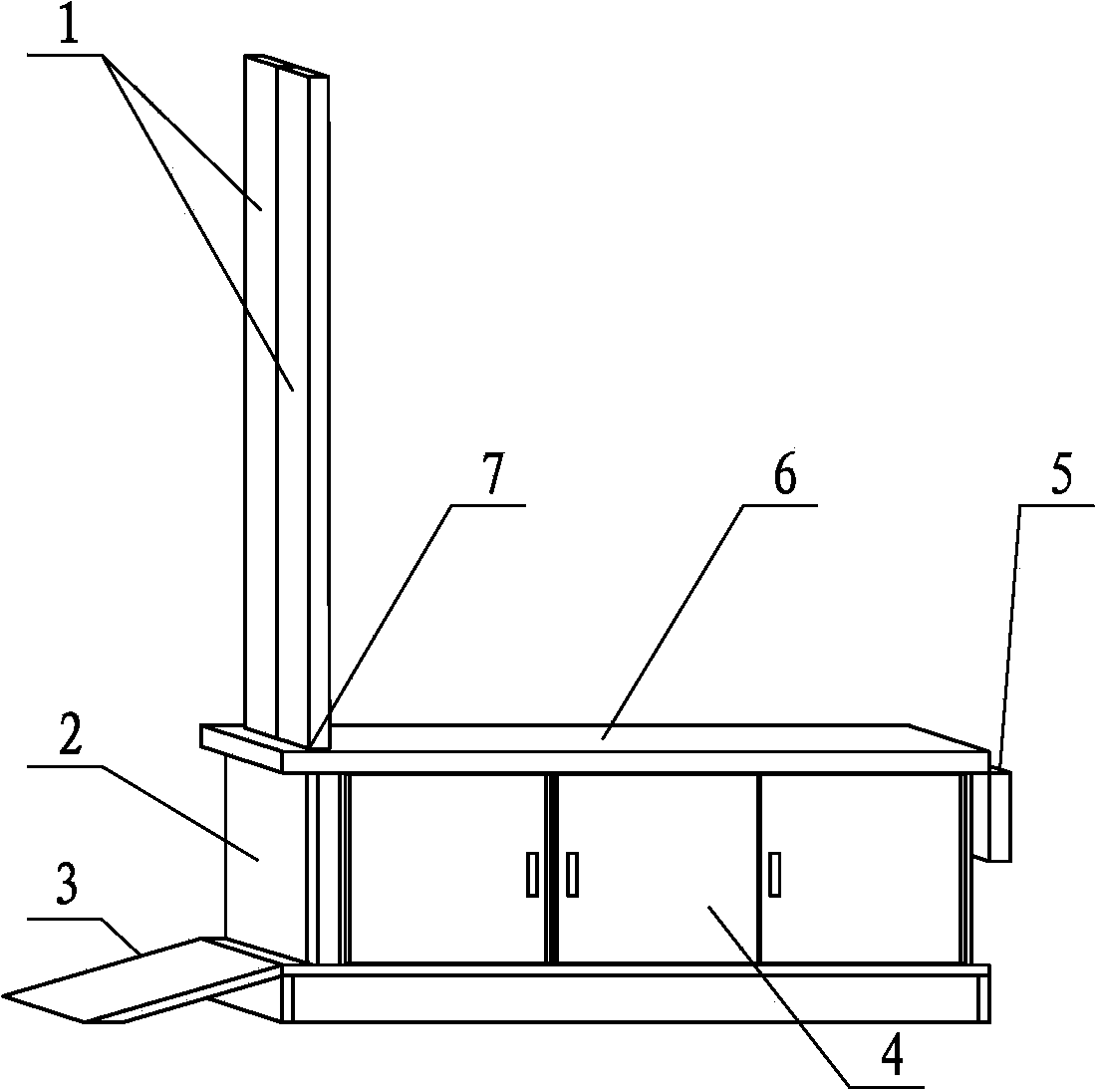 Multifunctional tendon pulling stool and using method thereof