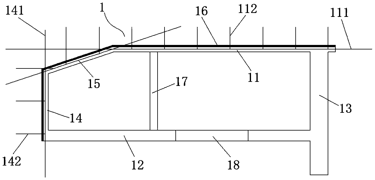 Prefabricated rail top air duct and construction method thereof