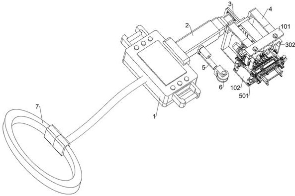 Overhead line fault monitoring device based on Beidou fault positioning