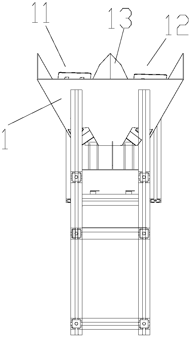 Automatic stacking device and automatic stacking control method for vertical parts of wall-mounted plate