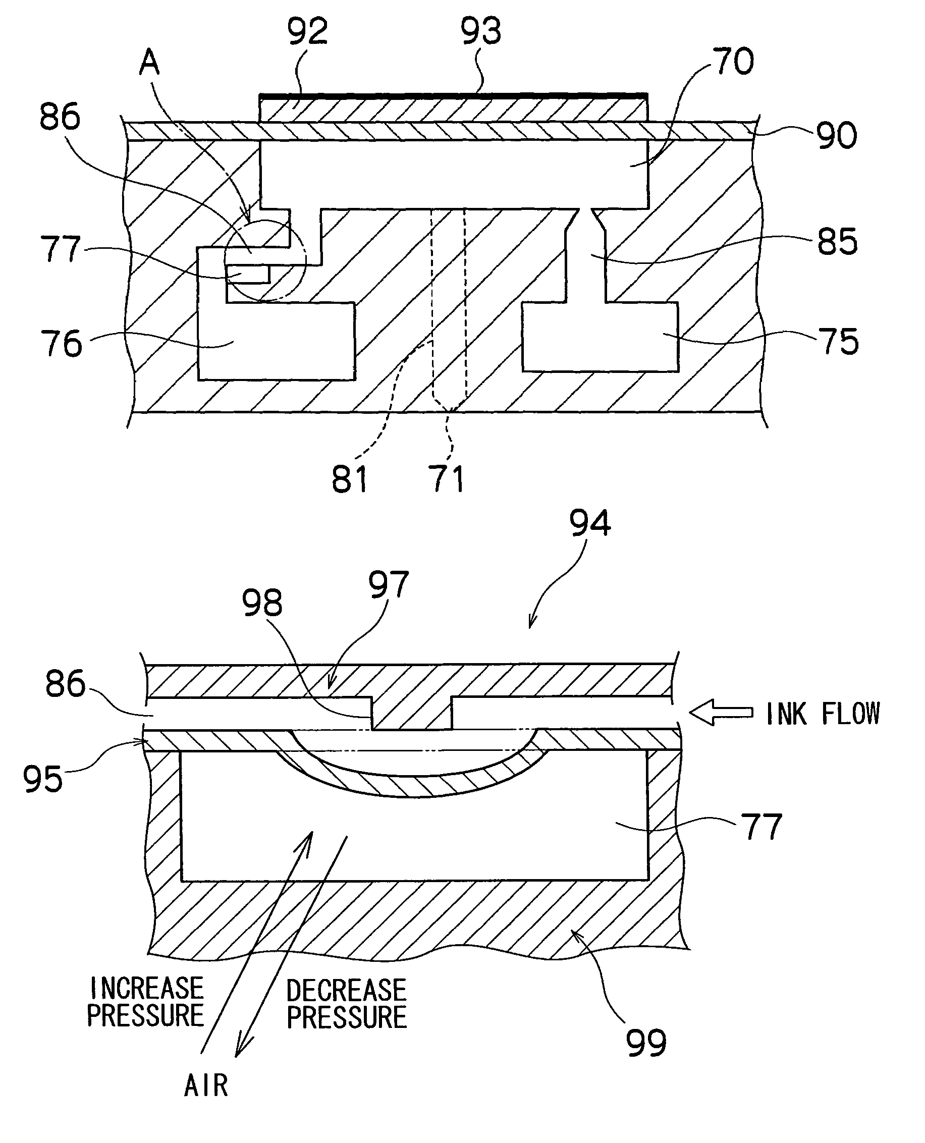 Droplet discharge head and inkjet recording apparatus