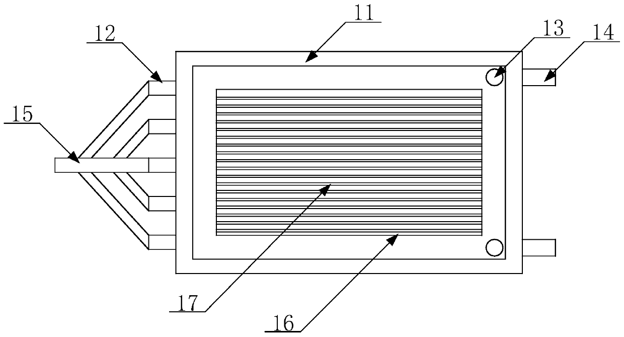 An optical fiber light-emitting structure, a liquid medicine dotting processing method, and a medicine dotting device