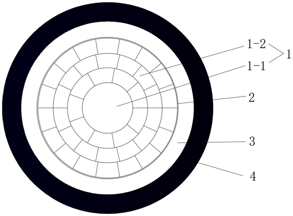 Weather-resistant flexible wind power generation cable and production process thereof