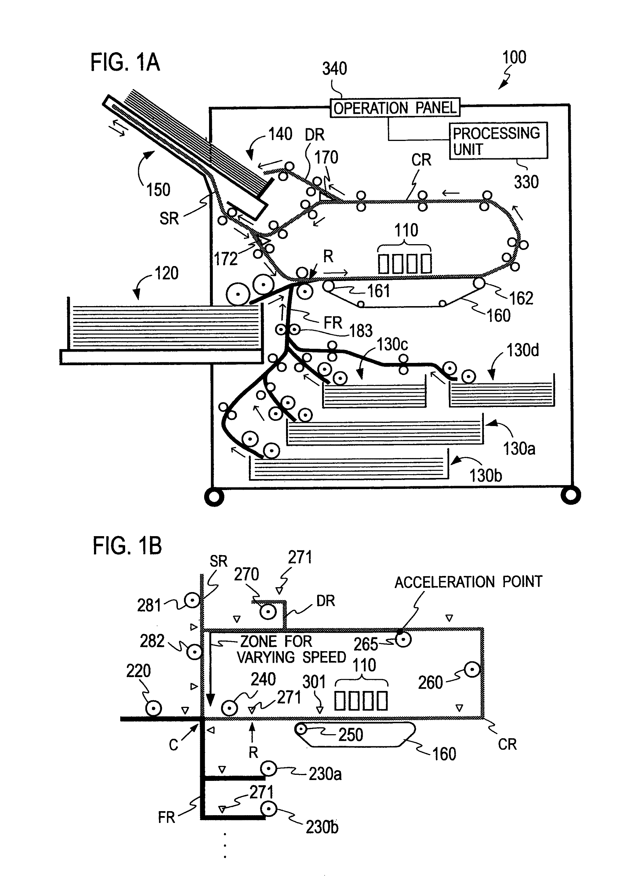 Feeding mechanism for printer