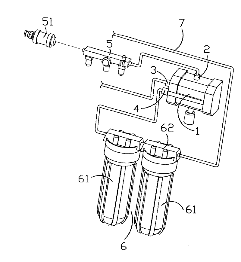 Fountain solution filtering method and device for printing