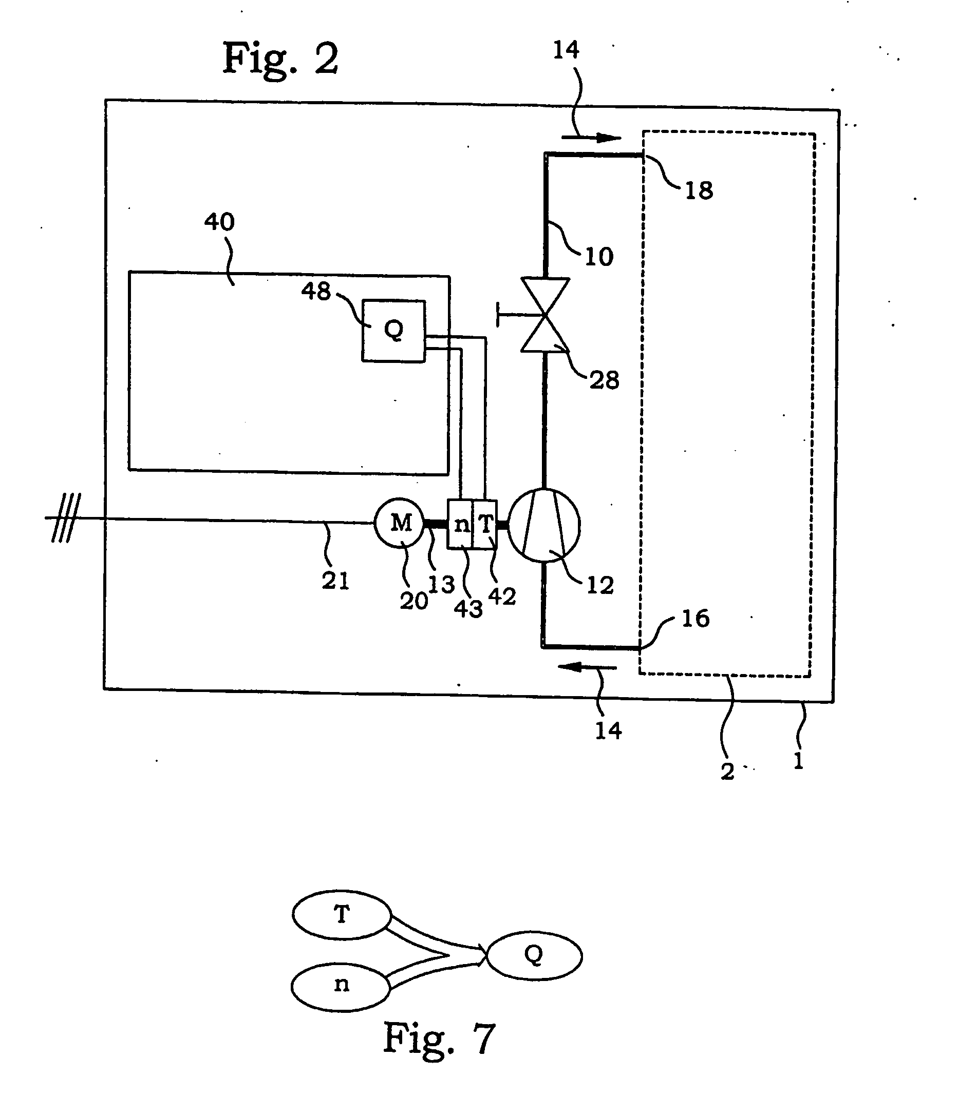 Device, system and method for on-line monitoring of flow quantities