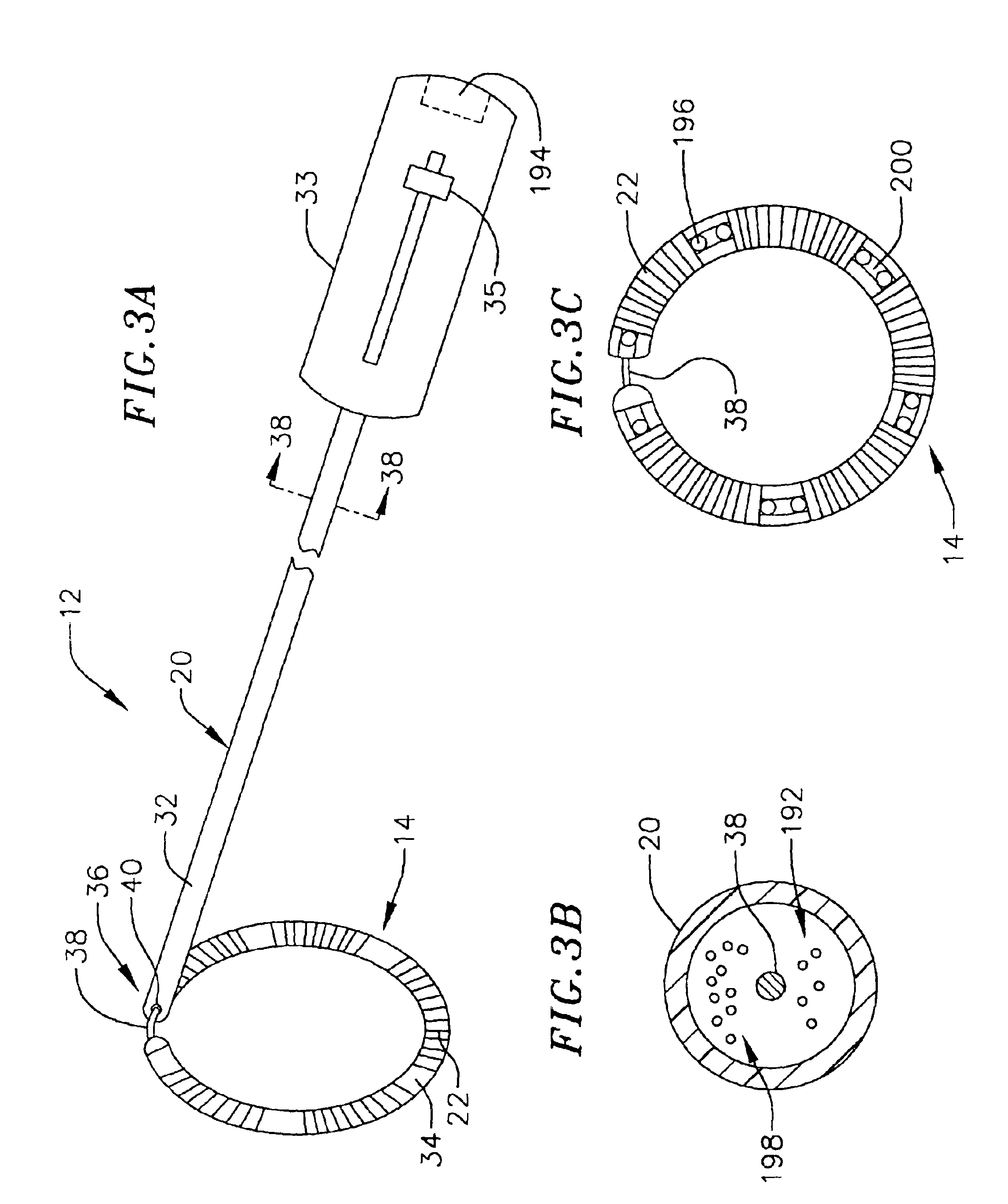 Loop structures for supporting diagnostic and therapeutic elements in contact with body tissue and expandable push devices for use with same