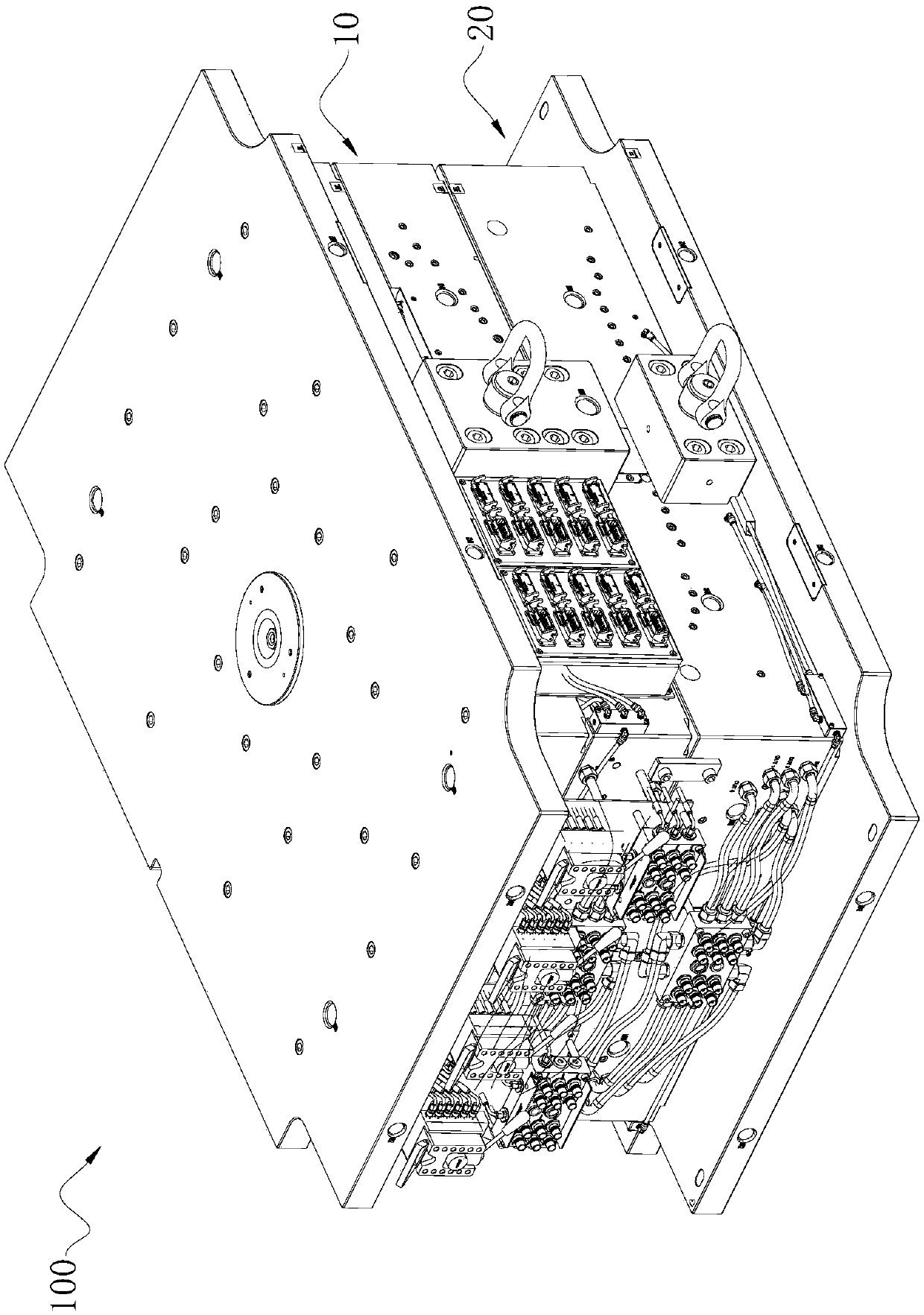 Ejector retainner plate free injection mold and product demoulding method thereof