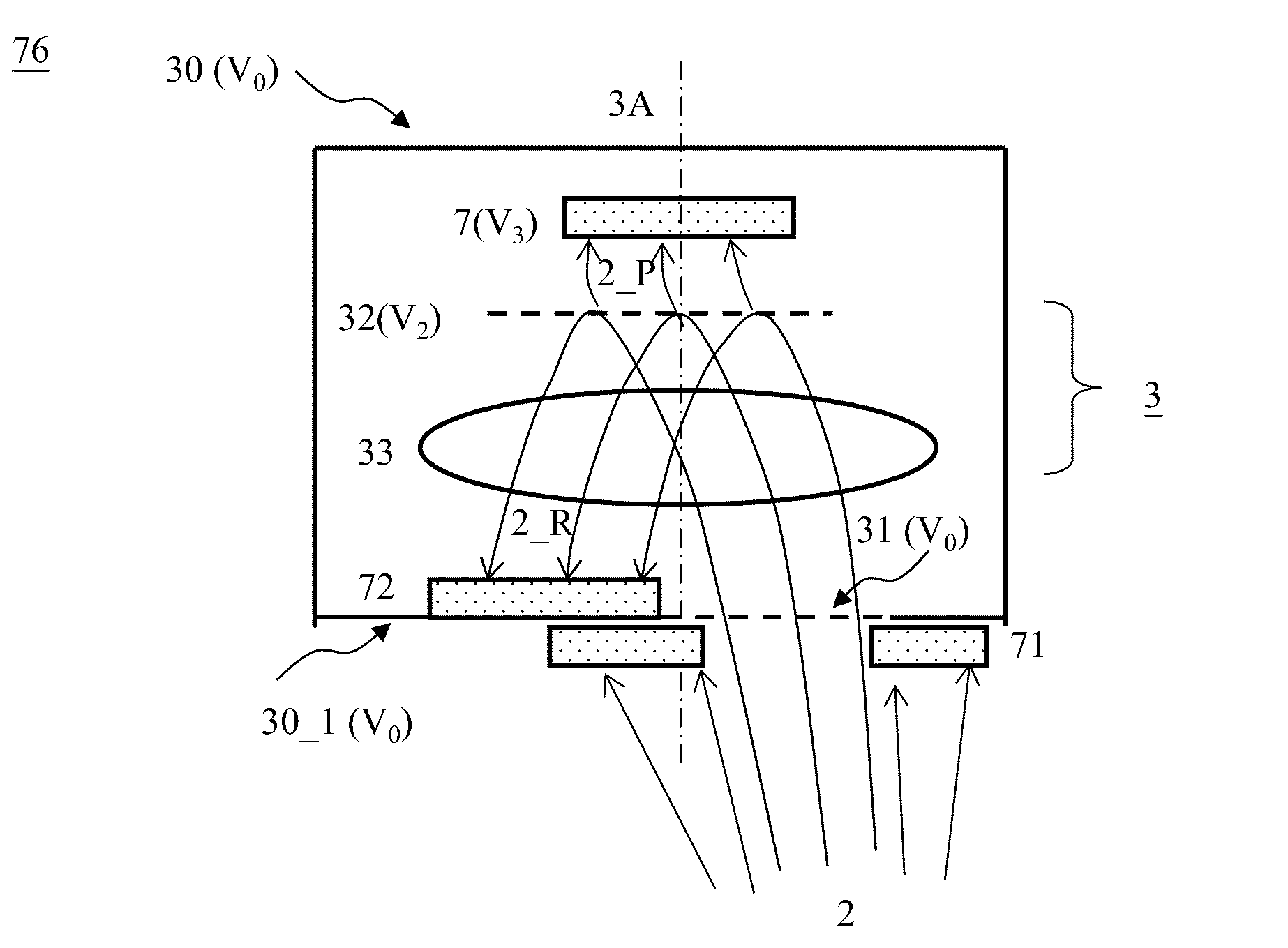 Energy-discrimination detection device