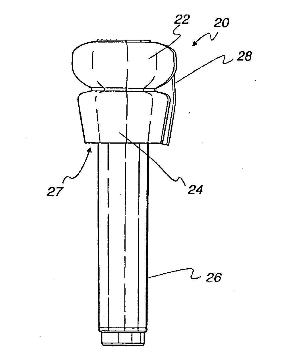 Milk tube dome with flow controller