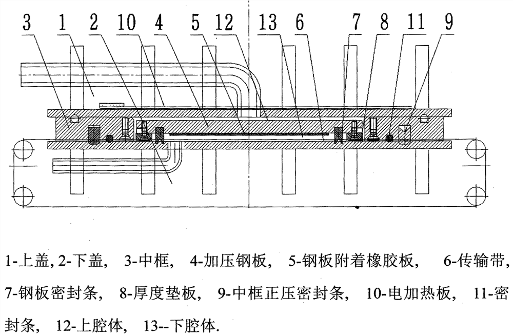 Electric heating steel plate laminating method and laminating machine thereof