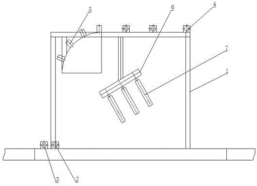 On-line automatic turning mechanism for tire belted layer