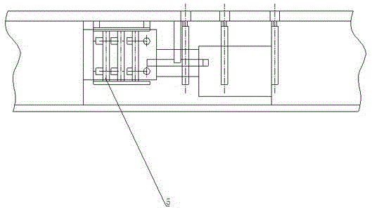 On-line automatic turning mechanism for tire belted layer