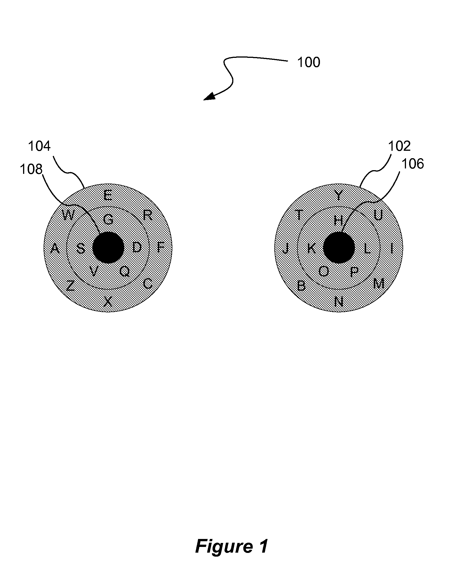 Dual touch pad interface for a computing device