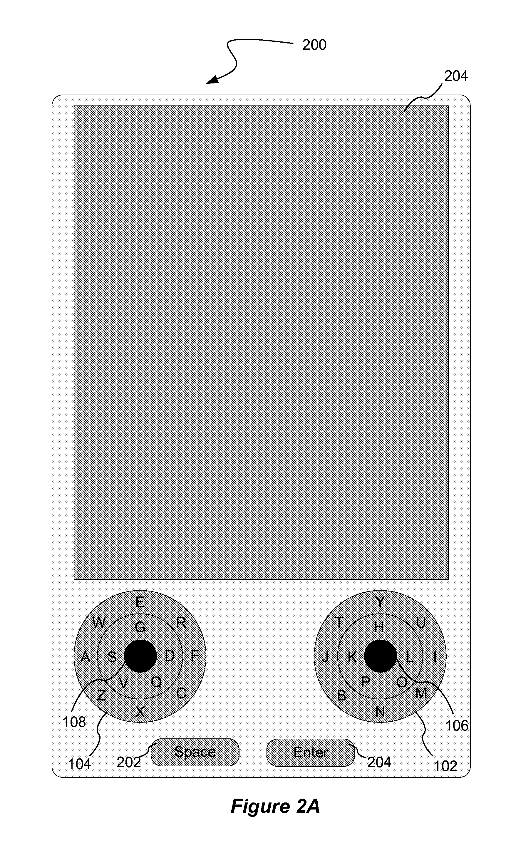 Dual touch pad interface for a computing device