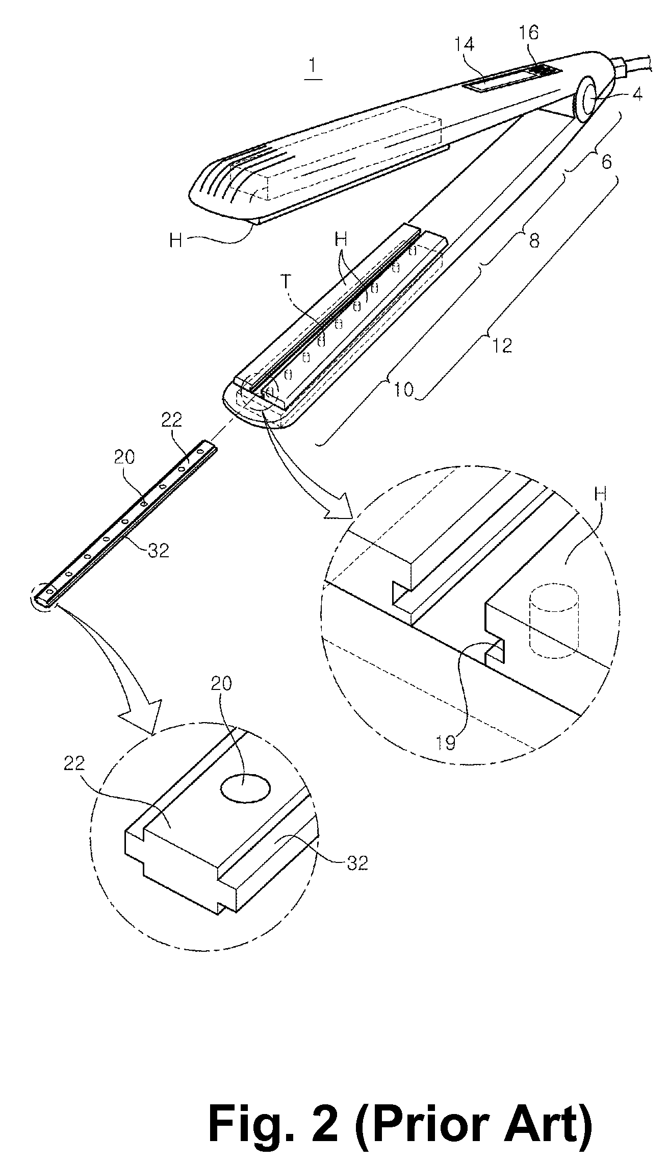 Hairdressing device