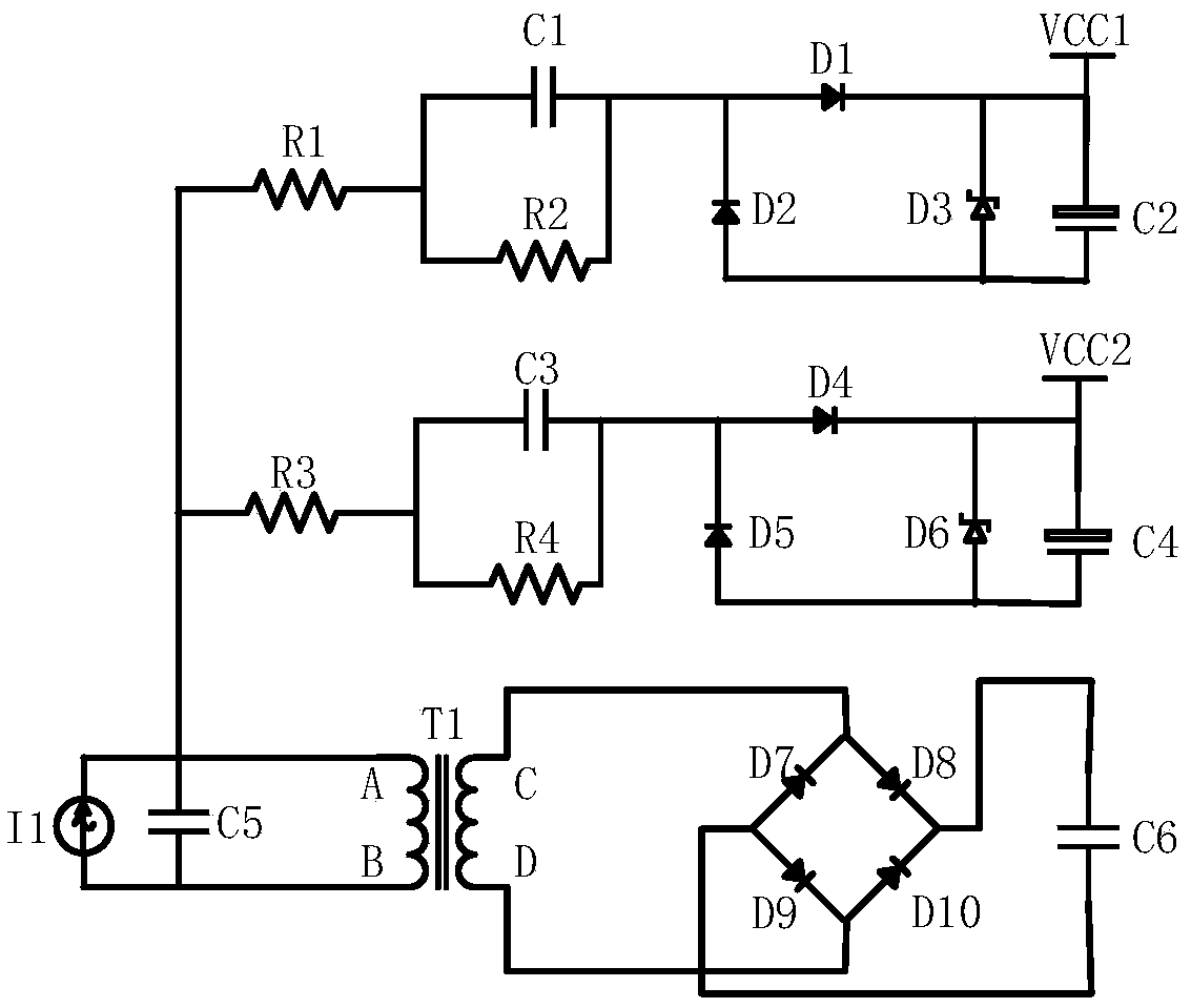 Current-limiting type single-phase bridge rectifying circuit