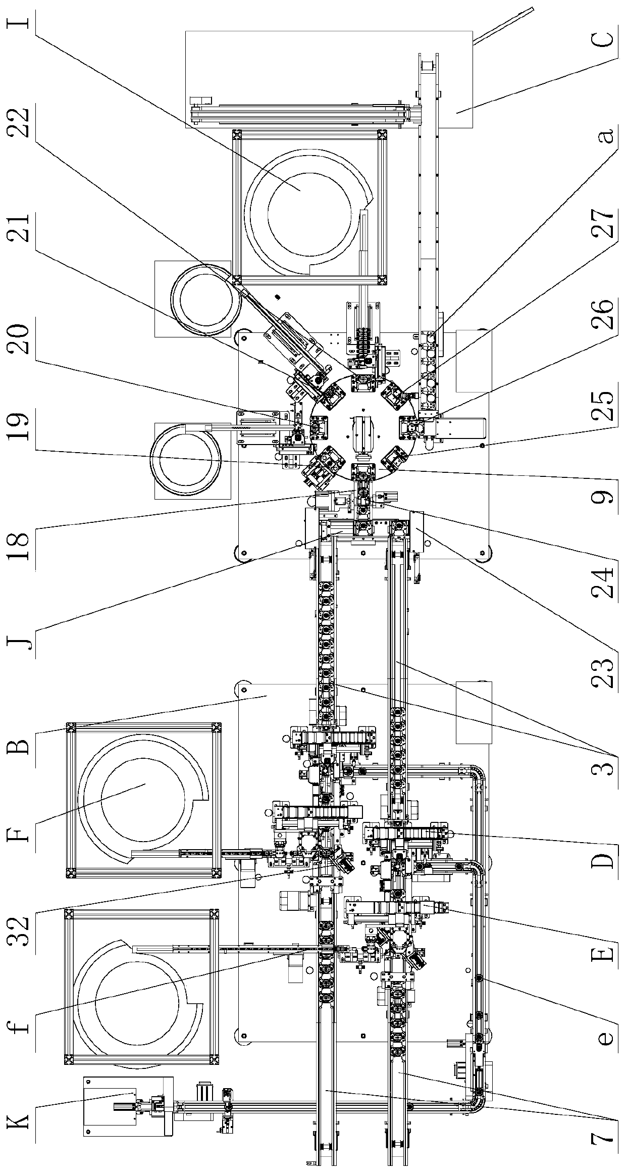 Automatic production equipment of shaded pole motor and production method of shaded pole motor