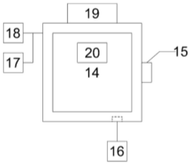 Fumigation system based on wireless sensing technology and manufacturing method thereof