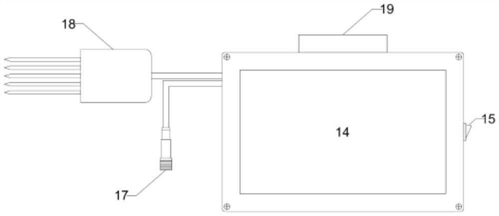 Fumigation system based on wireless sensing technology and manufacturing method thereof