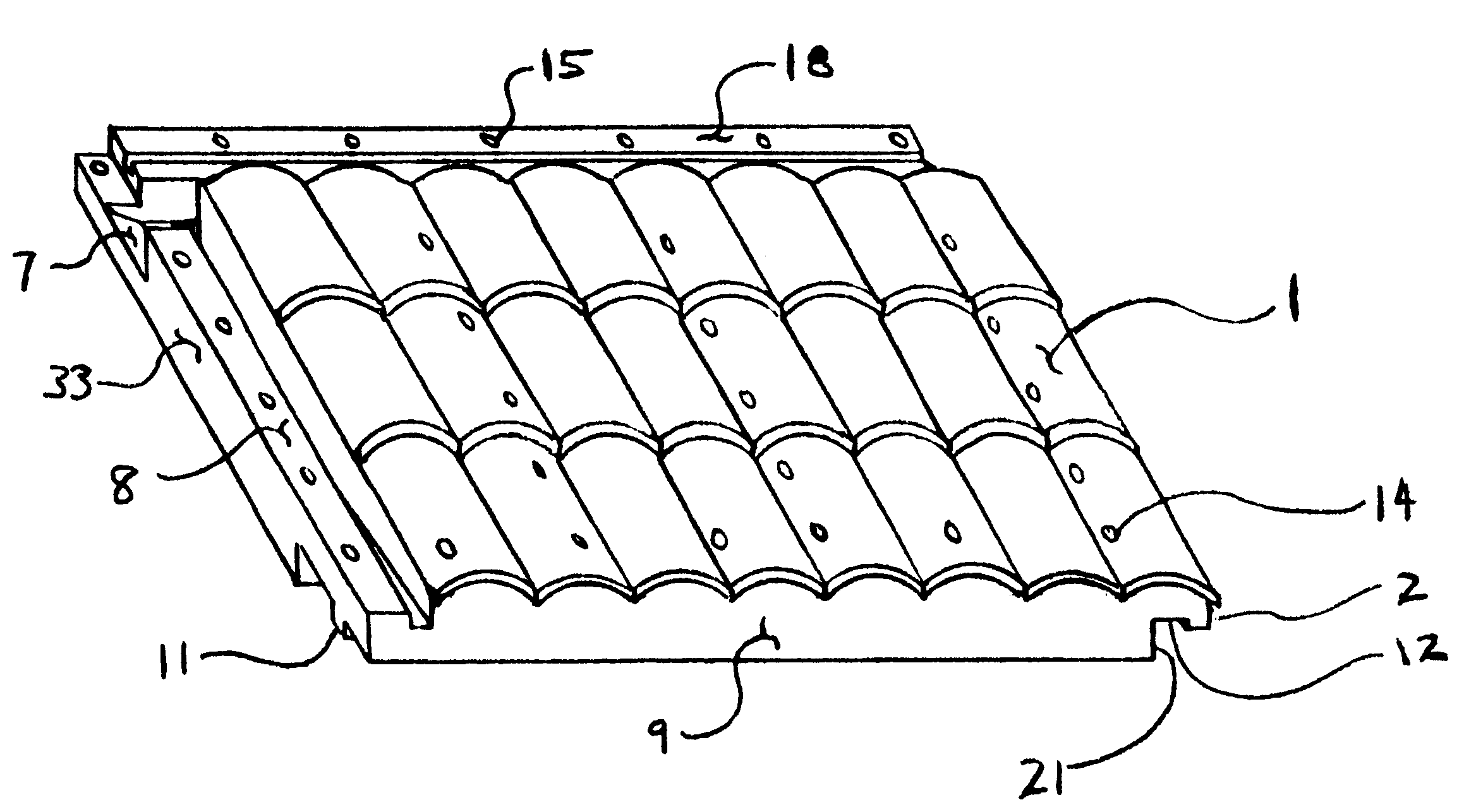 Roofing panel system and method for making same