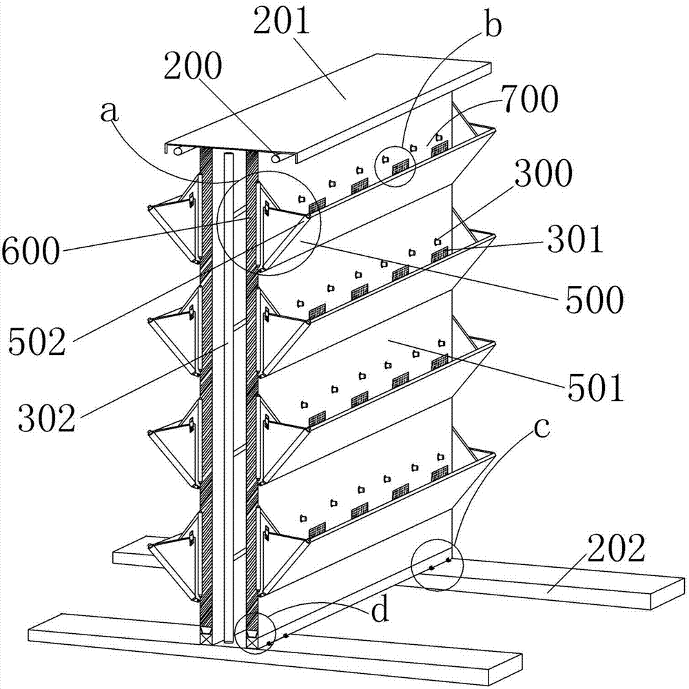 Folding three-dimensional wall for planting