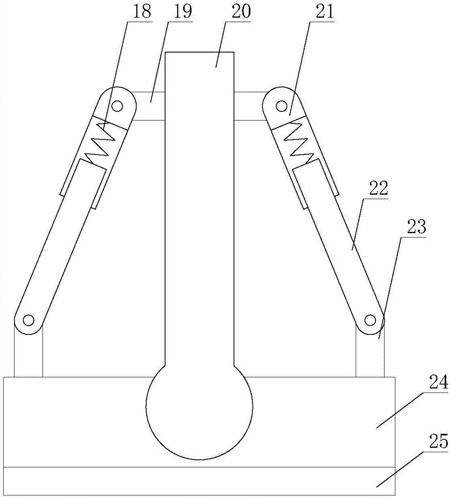 Anti-skidding walking stick realizing convenient height adjustment function