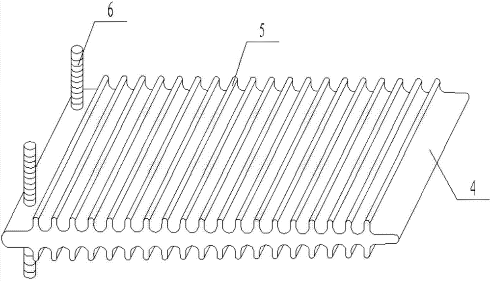 Filling type household heat dissipation device