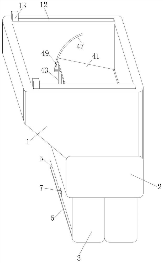 A kind of car hand box that can automatically sieve items and find them conveniently