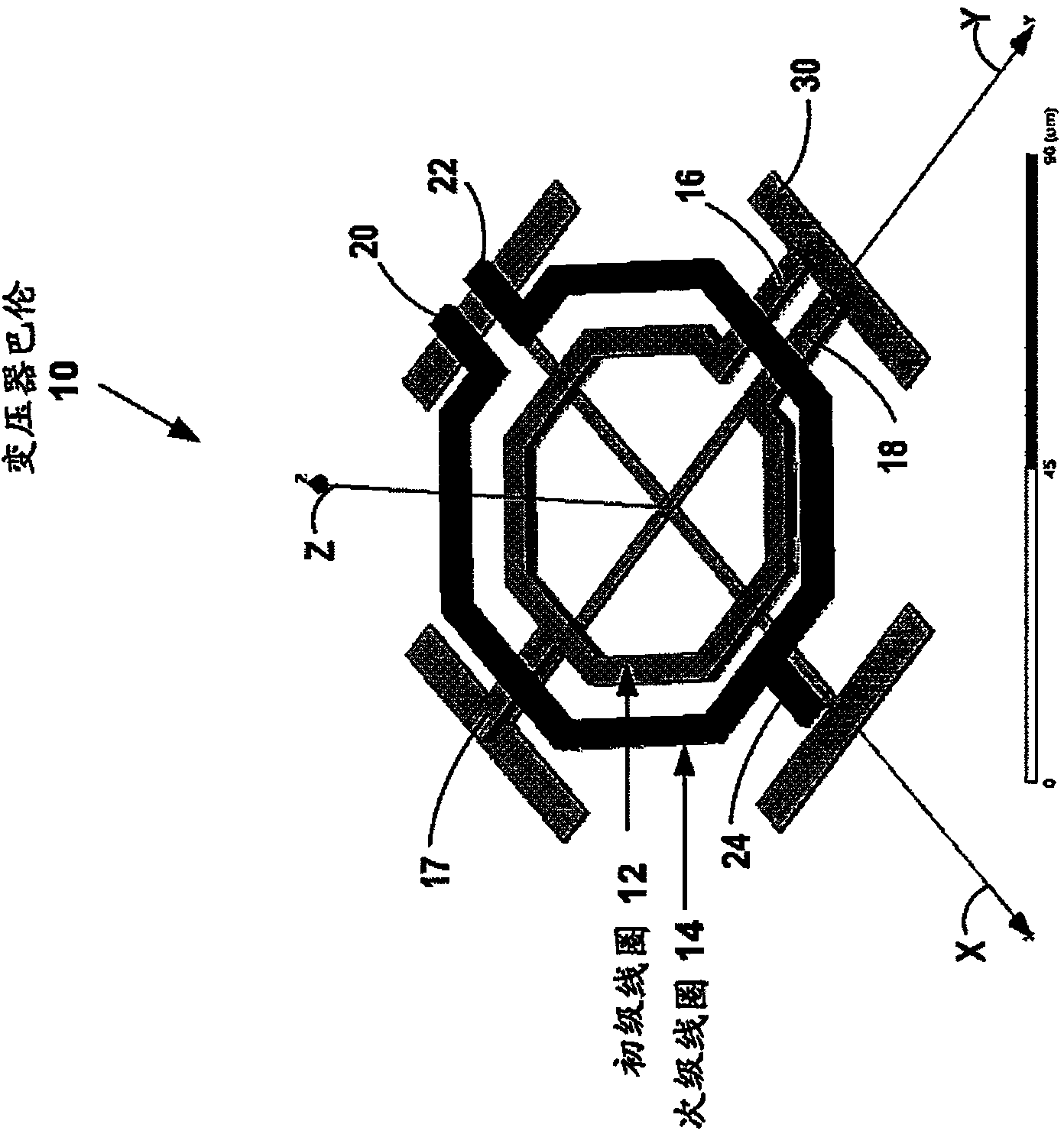 Integrated transformer balun with enhanced common-mode rejection for radio frequency, microwave, and millimeter-wave integrated circuits