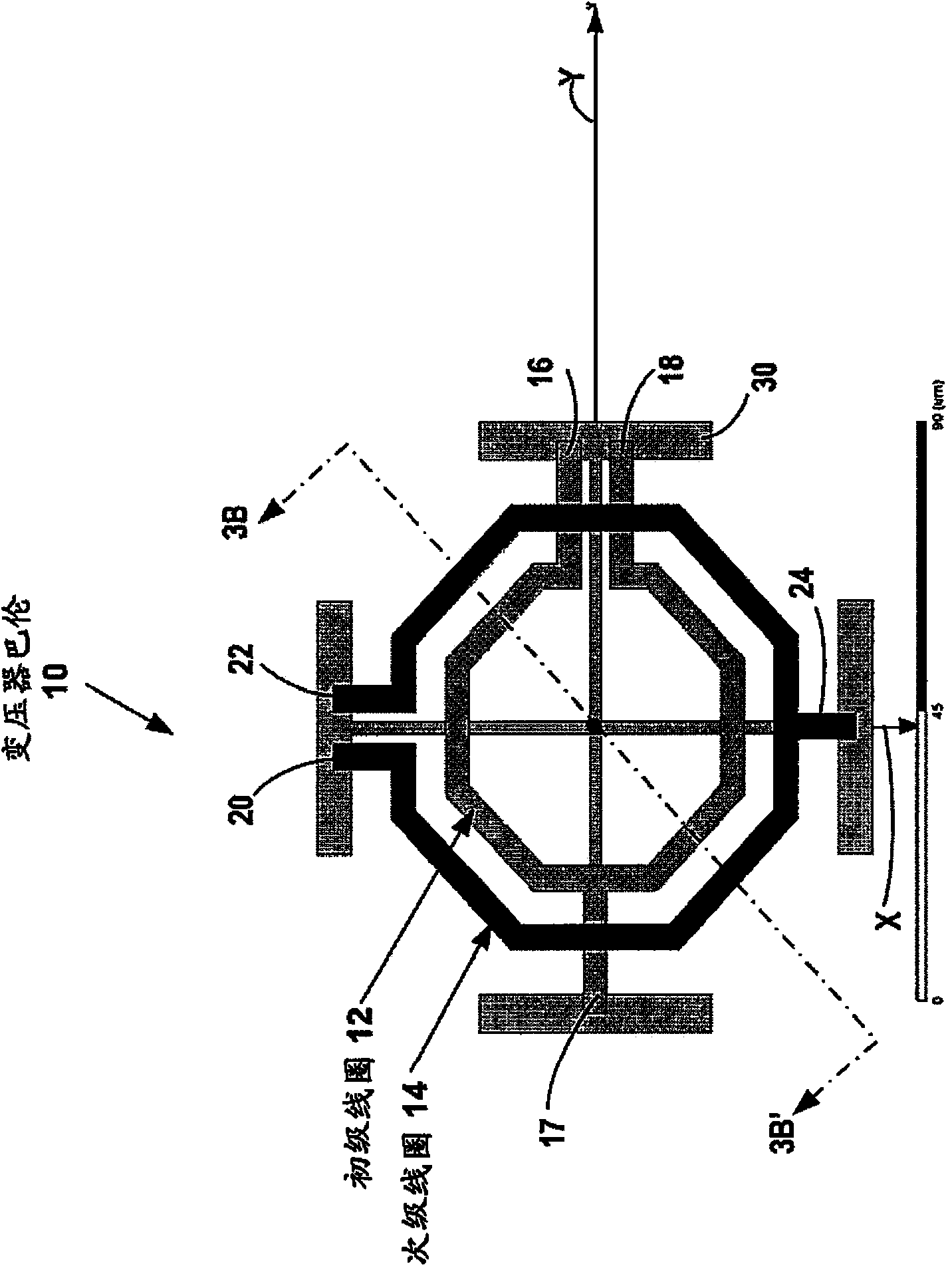 Integrated transformer balun with enhanced common-mode rejection for radio frequency, microwave, and millimeter-wave integrated circuits