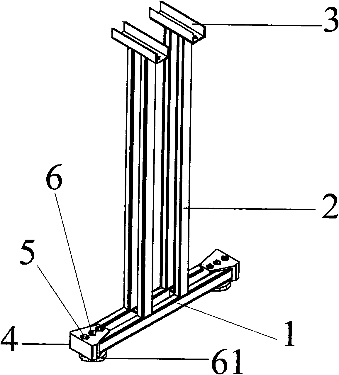 Improved table supporting device