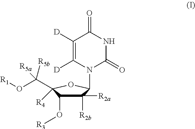 5, 6-D<sub>2 </sub>uridine nucleoside/tide derivatives