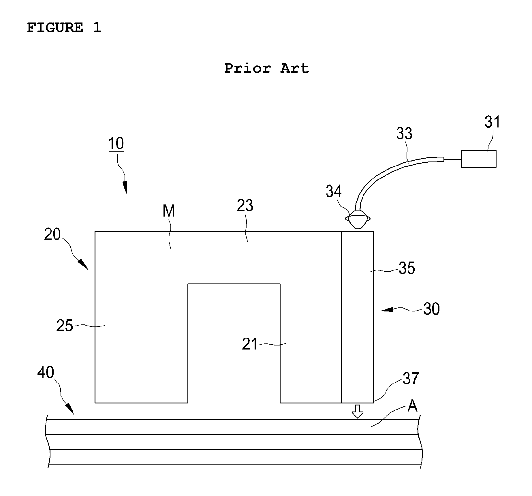 Manufacturing Method of Waveguide Having a Metal Alignment Mark