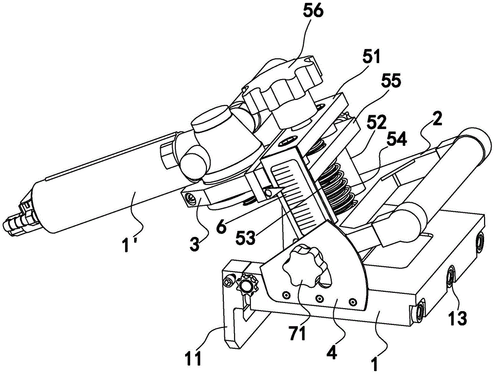 Angle grinding seat