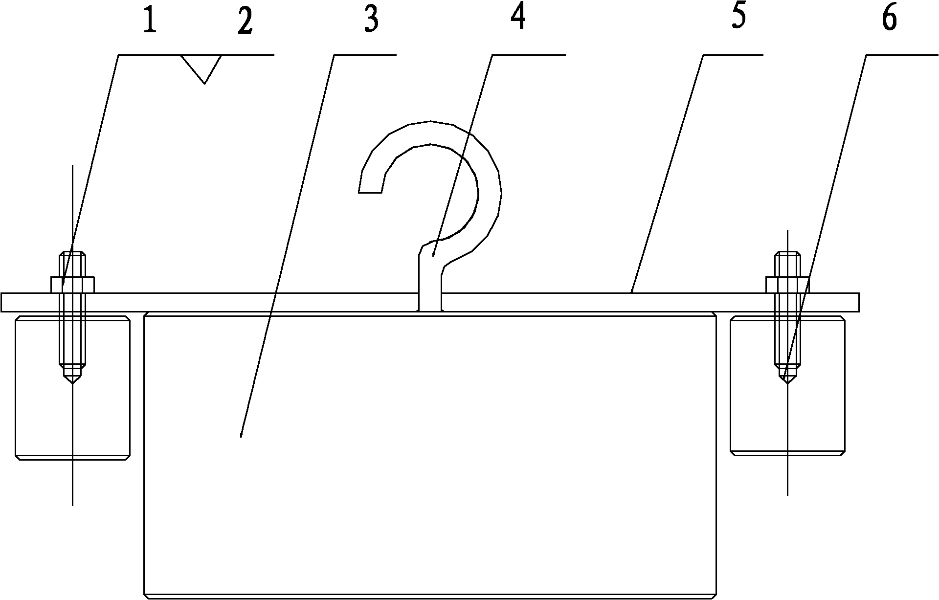 Counterweight balancing device for flat coil winding machine