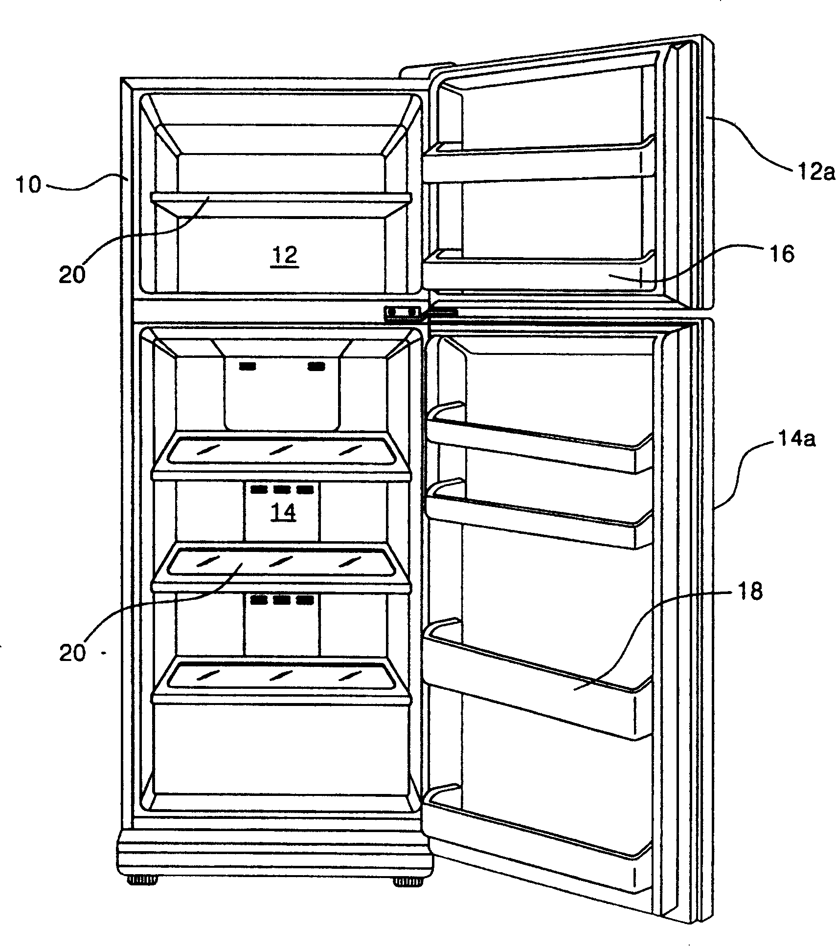 Shelf structure of refrigerator