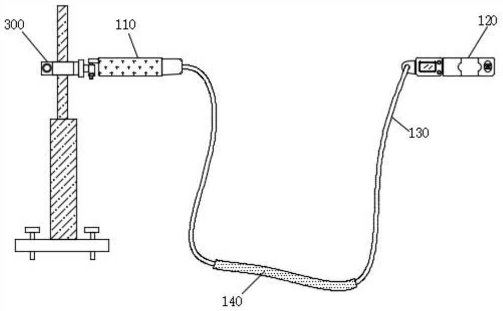 Multi-person rope skipping device capable of realizing counting