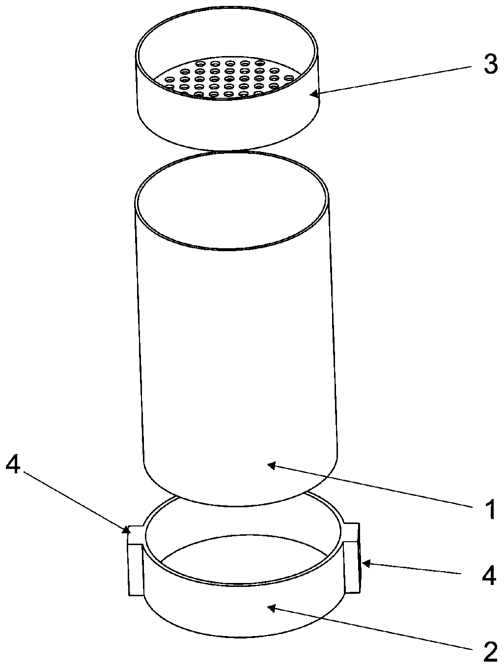 Filter disc magnetic attracting device