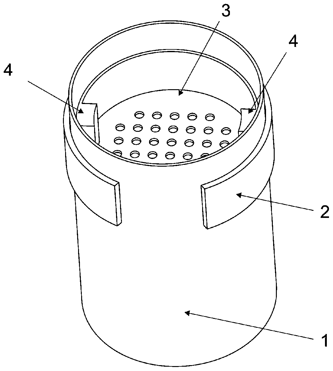 Filter disc magnetic attracting device