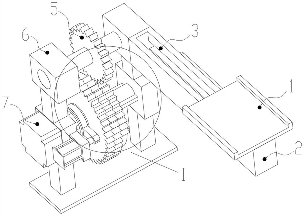 Conveying mechanism used for machining and capable of conveniently adjusting feeding speed