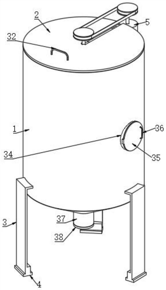 Trough tank structure for producing composite material