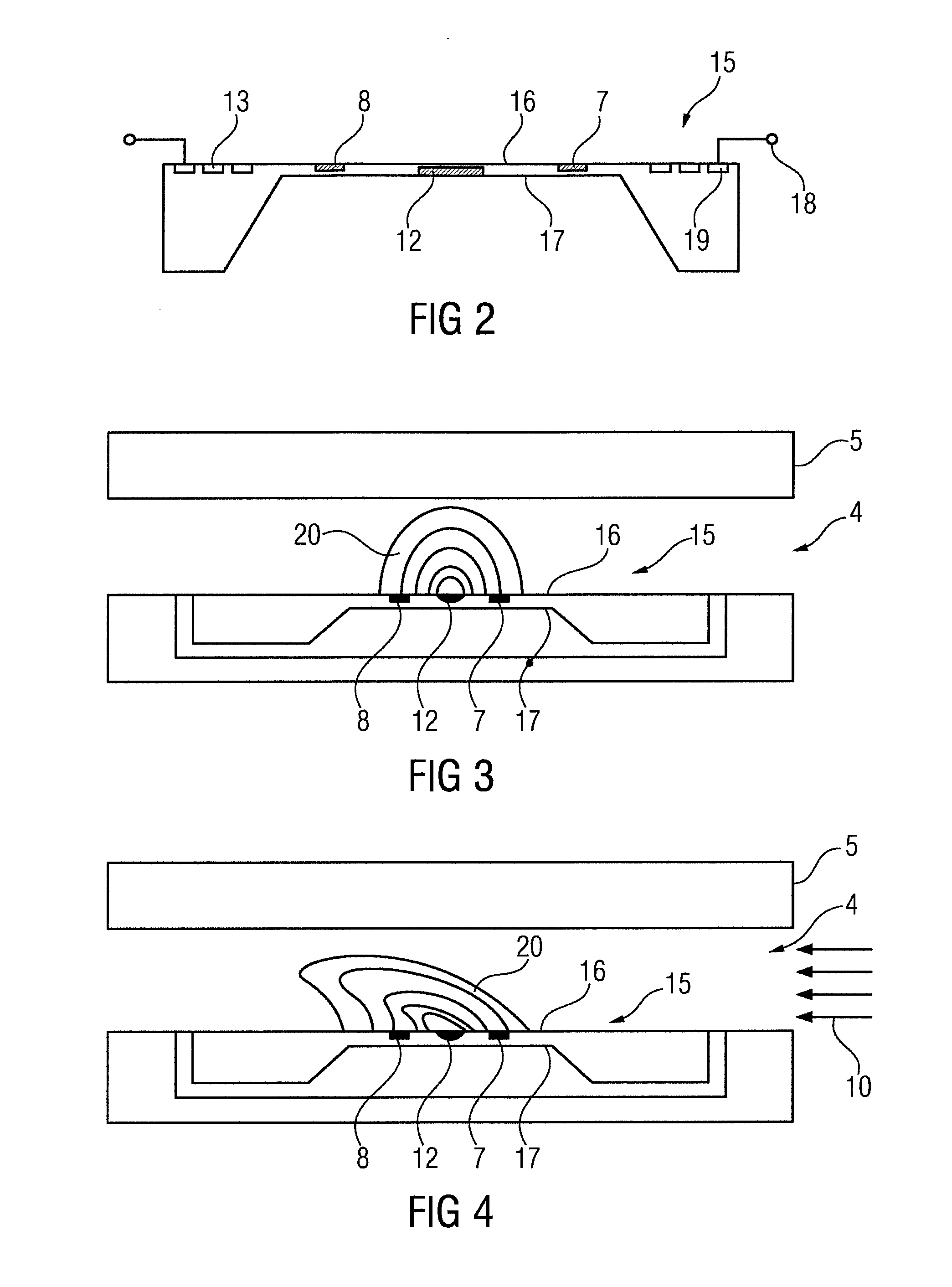 Air mass meter with a sensor element