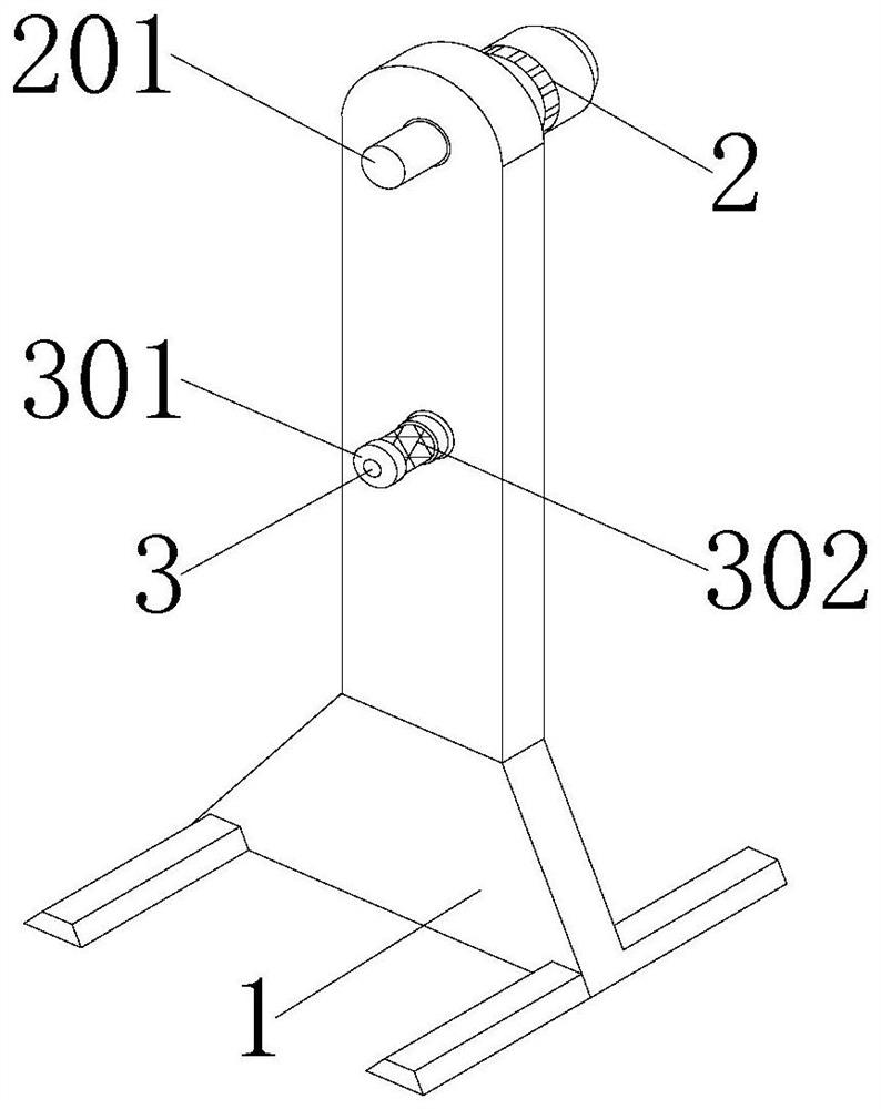 Showing stand capable of displaying circular trajectory