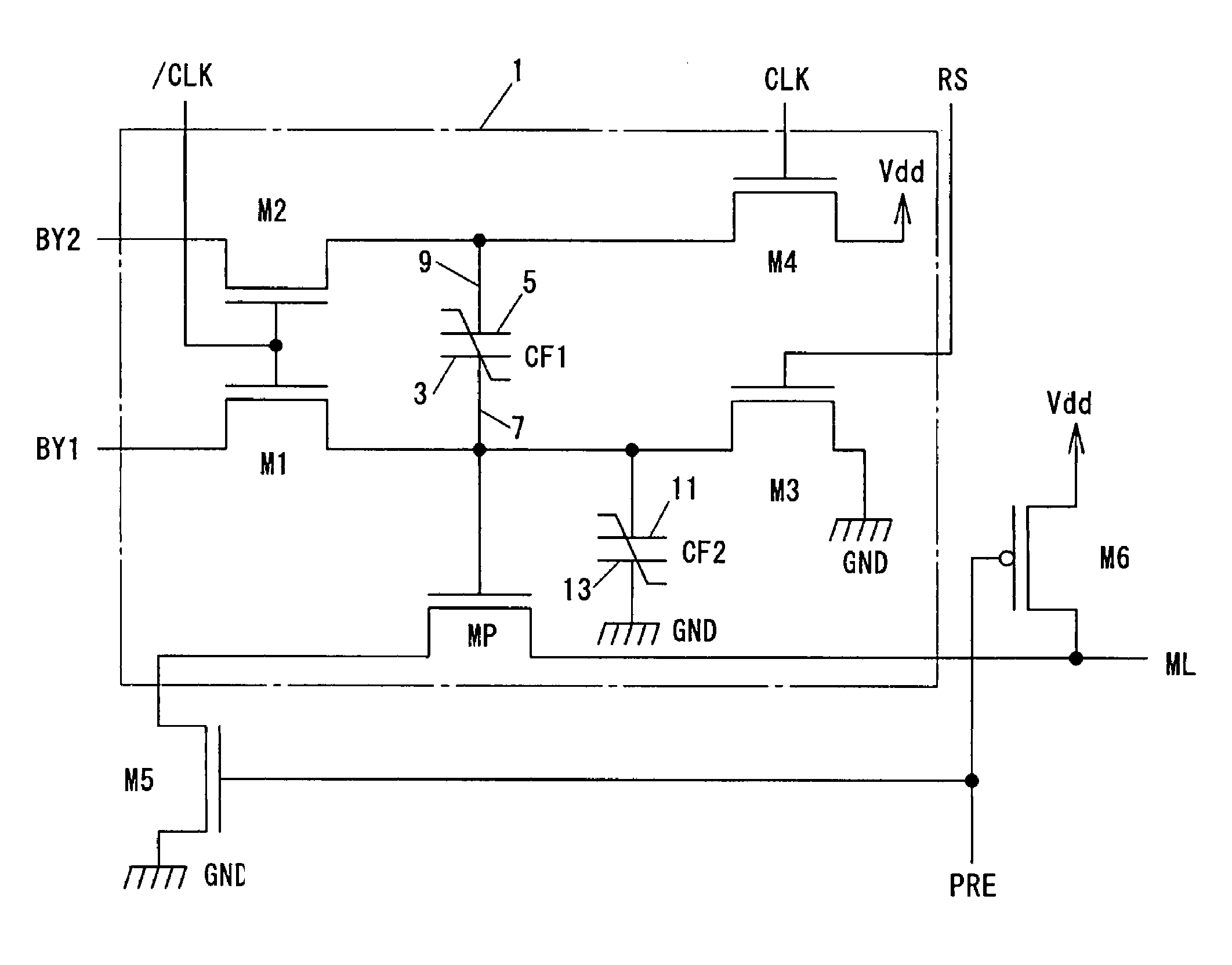 Logical operation circuit and logical operation device