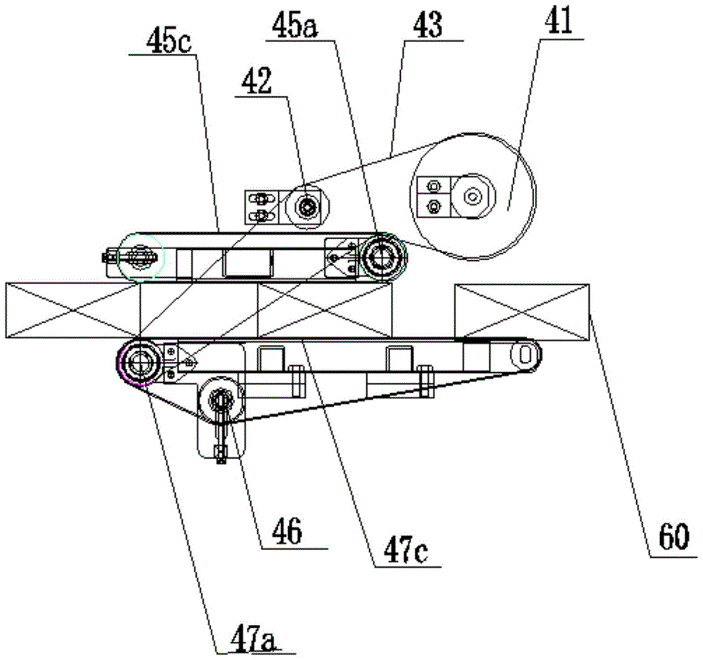 A kind of rock wool turning machine